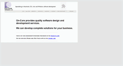 Desktop Screenshot of on-core.com