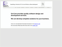 Tablet Screenshot of on-core.com